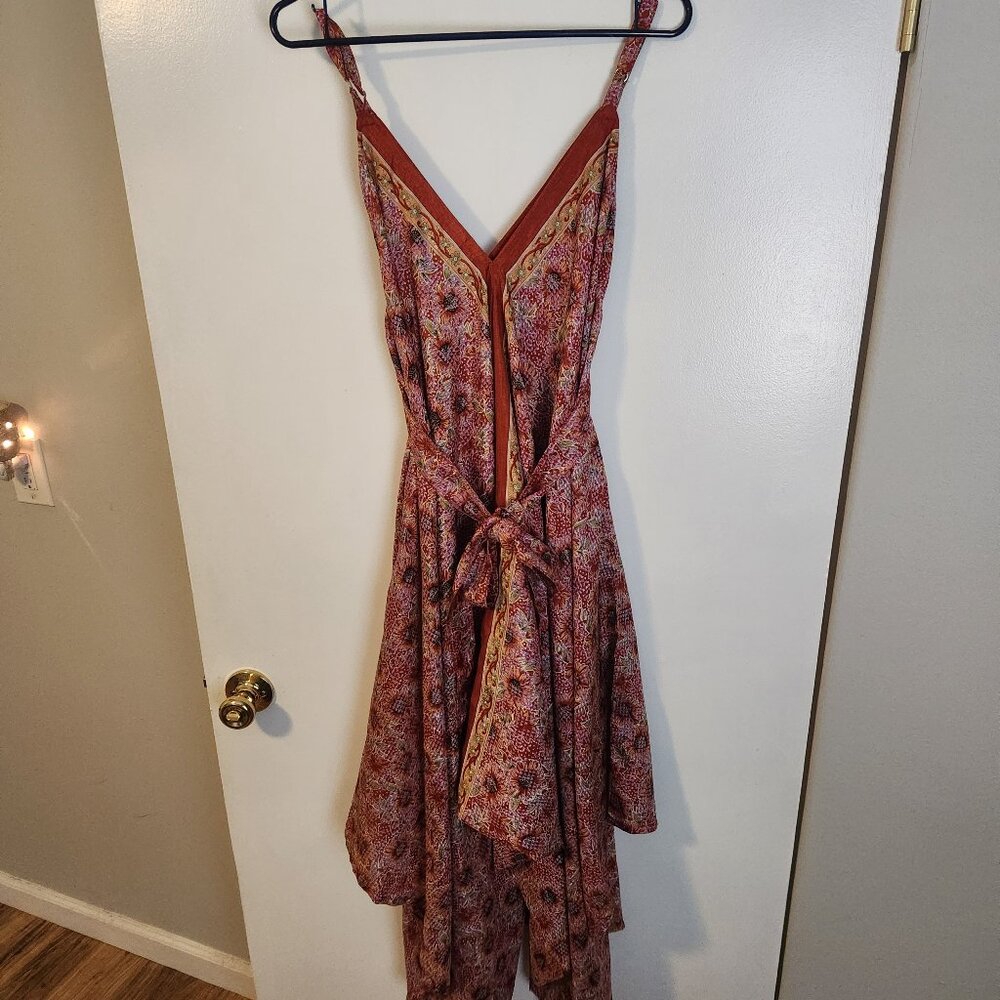 Women's Sunflower Jumpsuit Dress One size